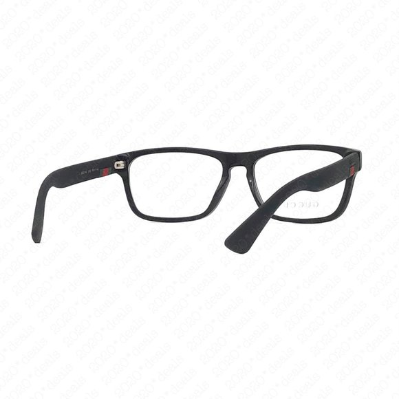GUCCI Men's GG0174O 005 56mm Black Eyeglasses - Picture 6 of 12